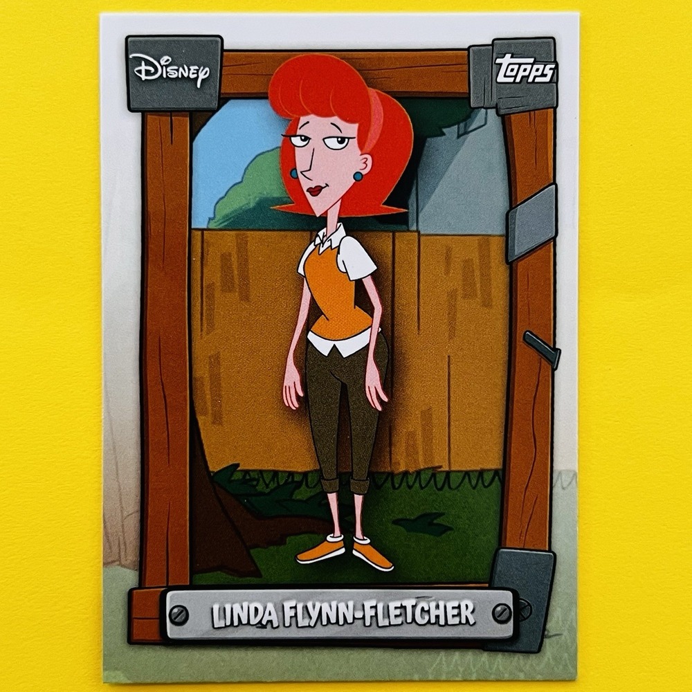 2026 Topps Disney Neon Linda Flynn-Fletcher P&F-7